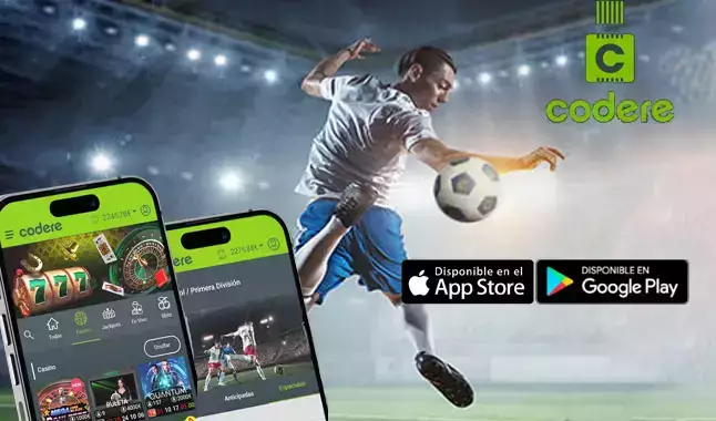 Screenshot dell'app Codere Casino